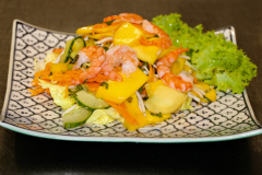 Mango Salat mit Garnelen